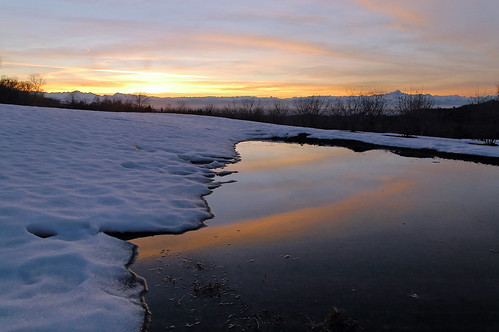sunset snow alps water tramonto nikond70s neve acqua alpi langhe monviso diamondclassphotographer life~asiseeit somano