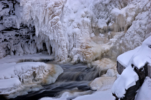 longexposure winter snow ontario ice frozen waterfall d40 supershot nikkor55200mm nikond40 kakabekkafalls
