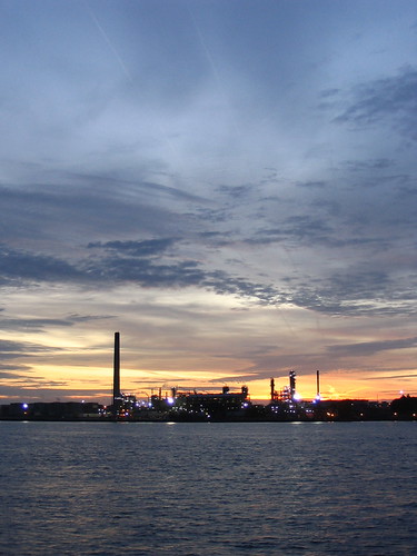 clouds sunrise industrial petroleum petrochemical sarniac