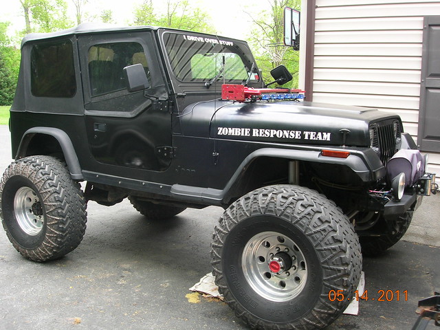 Zombie decals jeep #5