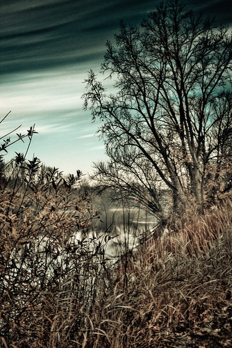 trees sky clouds photoshop river landscape michigan branches surreal hdr allendale lightroom photomatix 300preset