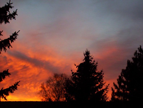 morning light red sky cloud sun clouds sunrise dawn rise 2008 sonnenaufgang chemnitz wittgensdorf