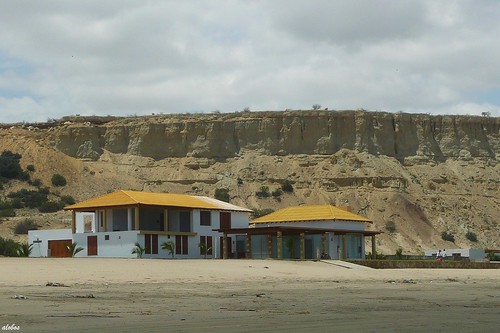 blue houses sea sky beach peru modern landscape outdoors sand playa panasonic arena colan tz2