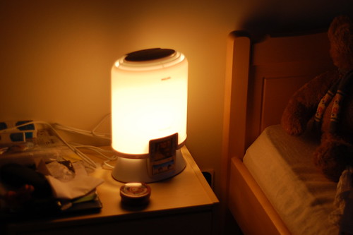 alarm clock 50mm bed soft teddy philips nightlight 50mmf18d d40 wakeuplight