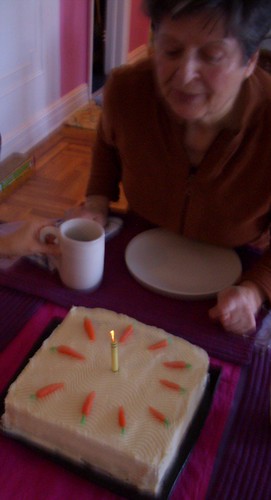 Mom birthday candle time!