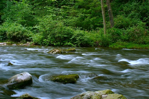 nature water river rocks scenic