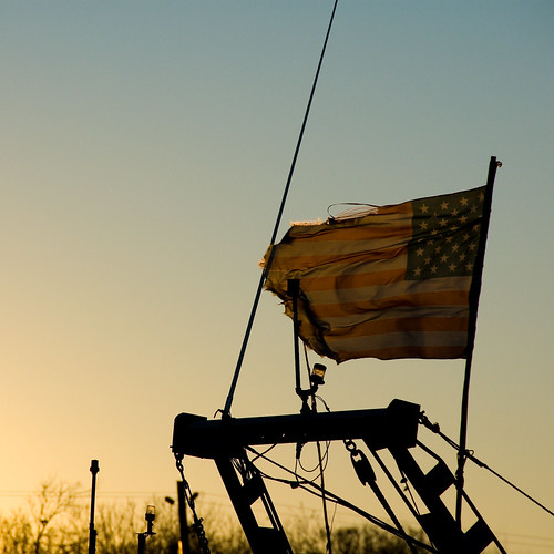 sunset texas flag 11 american magichour tattered bacliff