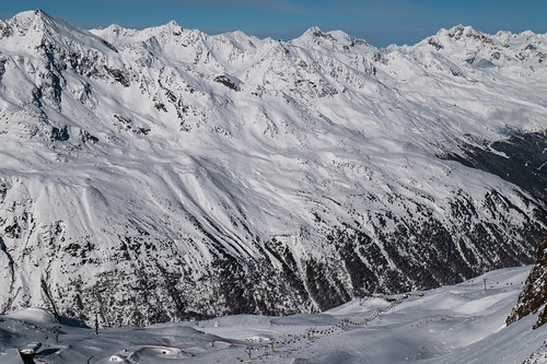 austria alps mountain winter ski skiing snow top ötztal obergurgl hochgurgl