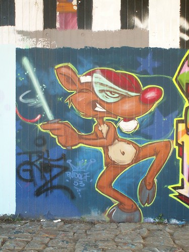 Graffiti gab holden Wohlstand an der Autobahnbruecke 191