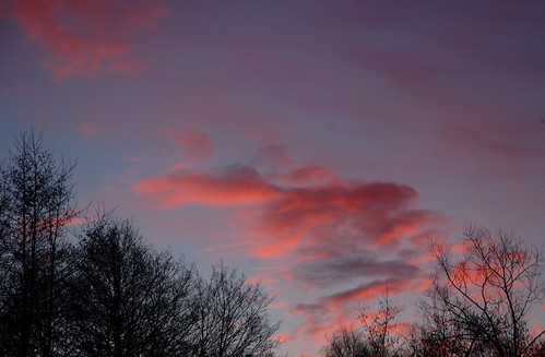 red clouds sunrise soluppgång röd moln