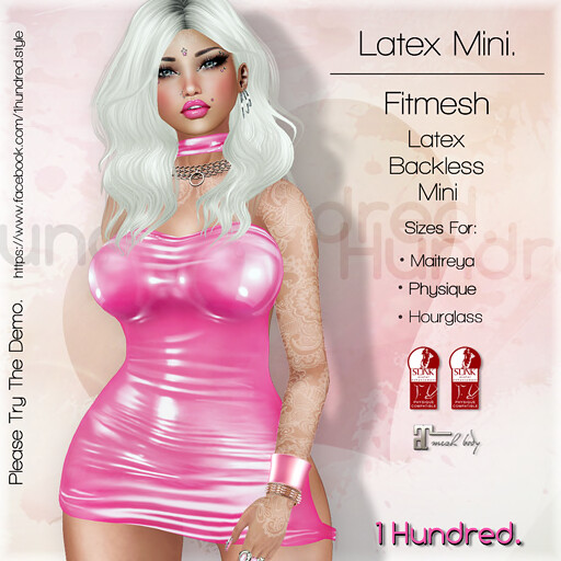1 Hundred. Latex Mini AD - SecondLifeHub.com