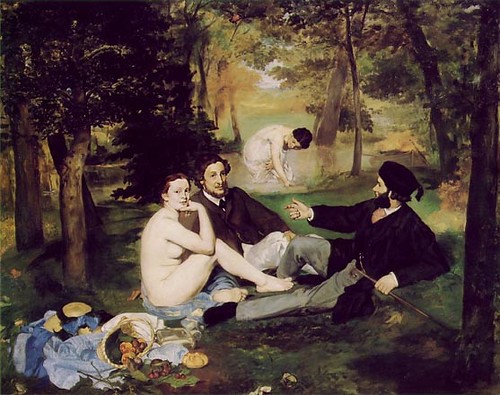 'Dejeuner sur l'herbe'  by Manet