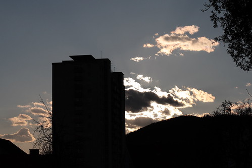 sunset sky white black silhouette clouds backlit graz canonef50mmf14usm 400d goldstaraward