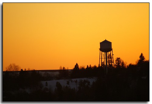 sunset silhouette moscow watertower idaho palouse aplusphoto