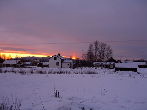 morning orange sun sunrise sweden places villages juoksengi
