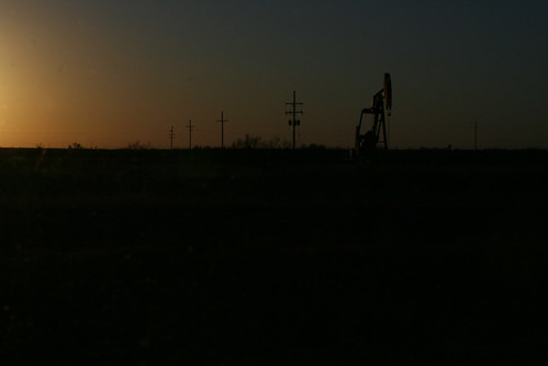 sunset westtexas pumpjack