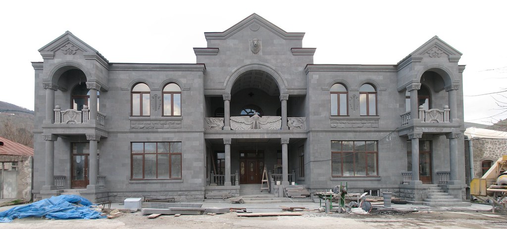 A new building in Goris, Armenia