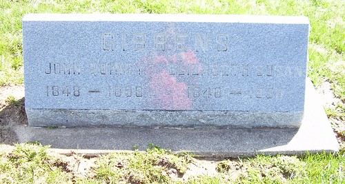 tombstone indiana gibbens gibbons hendrickscounty stilesvillecemetery