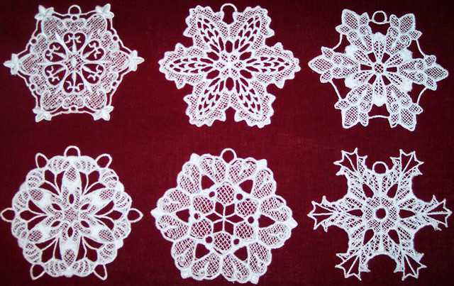 Embroidery Designs from Perfect Little Stitches -- Quilting Snowflakes