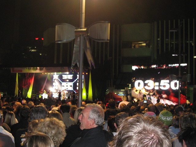 Countdown to New Year's in Christchurch