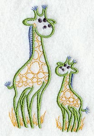 Large Giraffe Machine Embroidery Designs