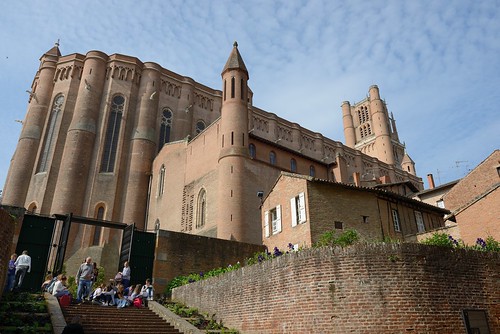 albi midipyrenees france europe city cathedral church