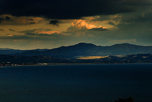sunset sea sky clouds evening spring flickr skies gulf greece crete lv ladscape messara