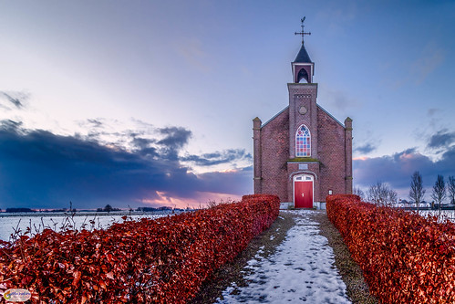 sneeuw thenetherlands kerk gelderland architecture europe overbetuwe homoet nederland church europa snow nl