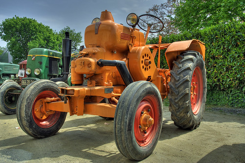 orange tractor hdr tracteur allgaier kaelble philippedoucet