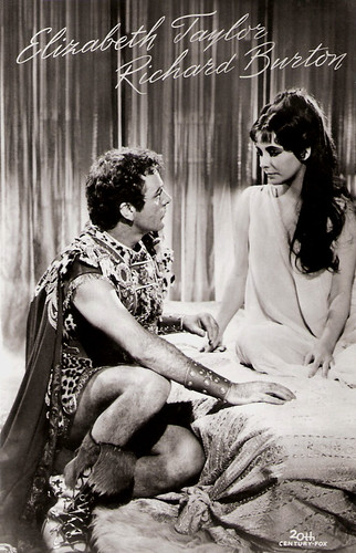 Richard Burton and Elizabeth Taylor in Cleopatra (1963)