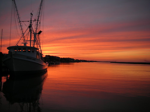 sunset river boat edisto