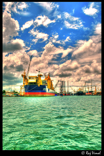 favorite clouds canon photography interestingness singapore waves ship explore dev shipyard hdr highdynamicrange raj vimal sembawang interstingness rajvimal
