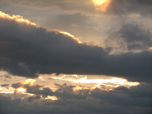 sunset sky usa sun clouds vermont cornwall vt origamidon cornwallvermontusa donshall skiescloudssun june•sunset