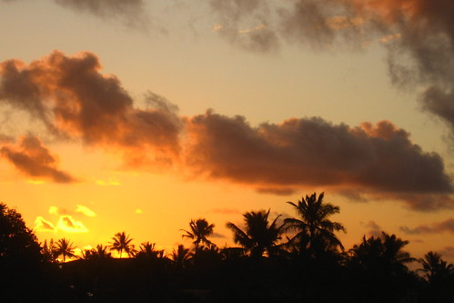 travel sunset sun nature sunrise hawaii us kauai