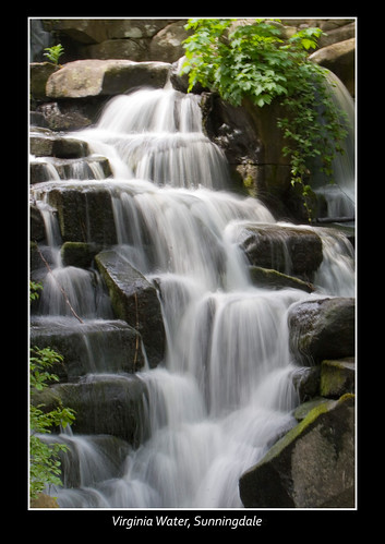 water waterfall surrey cascade virginiawater sunningdale