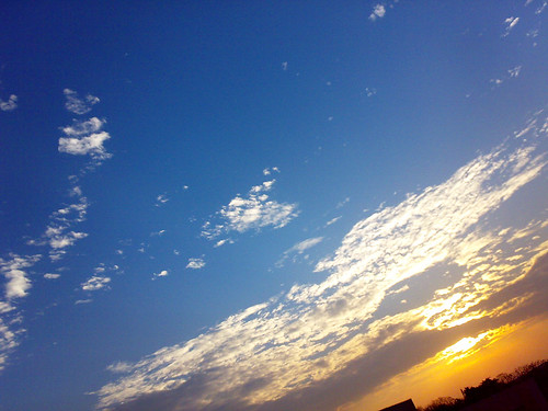 sunset sky cloud india nature clouds nokia bangalore sangeeth n73