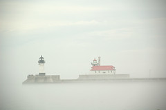 Lighthouse in Fog