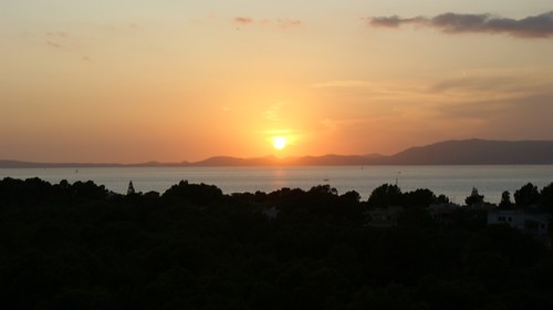 sunrise island bay sonnenuntergang sommer urlaub insel mallorca sonne mediterraneansea abendsonne bucht mittelmeer