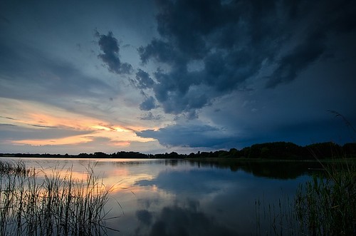 lake germany landscape deutschland see evening abend may filters brandenburg seefeld nohdr dietrichbojko d7000