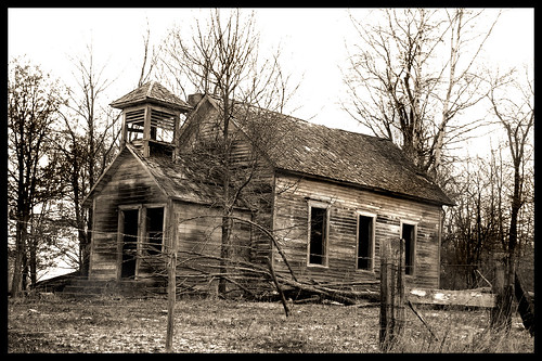 old abandoned minnesota sepia rural country historic vacant schoolhouse mn turnofthecentury casscounty woodenshingles casinomn