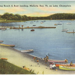 Bayside bathing beach & boat landing, Malletts Bay, Vt. on… | Flickr ...