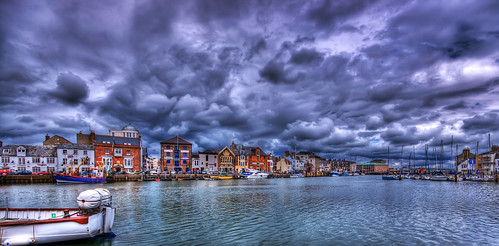 blue water clouds canon spectacular geotagged eos harbour sigma wideangle dorset 1020mm weymouth hdr photomatix project365 400d