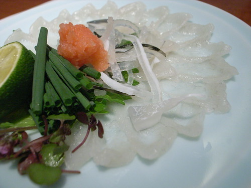 河豚 Sashimi of Balloonfish