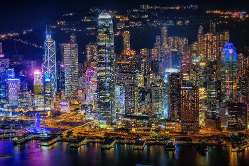 sky100 centraldistrict hongkong nightscape landscape cityscape