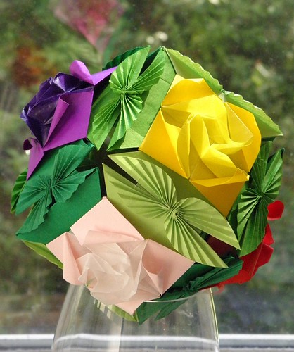 origami modularorigami kusudama octahedralsymmetry simplepaper