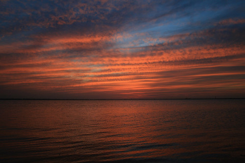 sunset sky oklahoma water clouds okc 2008 oklahomacity lakehefner xti ©jasonbondy