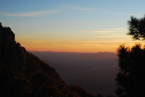 sunset sky mountain mthopkins
