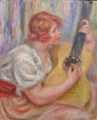 Pierre-Auguste Renoir: Woman with a Guitar (1918)