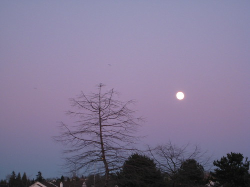 sunset moonrise
