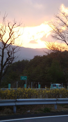 flowers sunset orange sun mountains alps nature japan clouds evening twilight sunsets sakura nagano daytrip endoftheday dinyarghyara